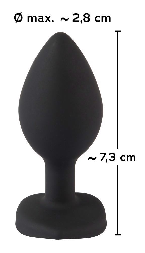 Silicone butt plug